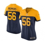 nike women nfl jerseys green bay packers #56 peppers yellow-blue[nike]