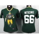 nike women nfl jerseys green bay packers #66 ray nitschke green[portrait fashion]