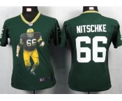 nike women nfl jerseys green bay packers #66 ray nitschke green[portrait fashion]