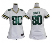 nike women nfl jerseys green bay packers #80 driver white[nike]