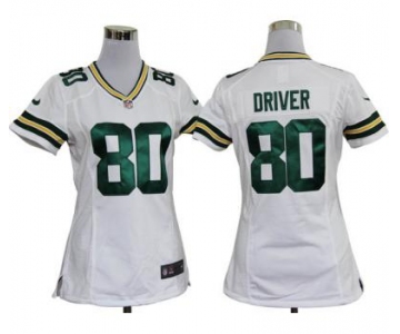 nike women nfl jerseys green bay packers #80 driver white[nike]