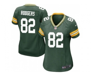 nike women nfl jerseys green bay packers #82 richard rodgers green[nike]