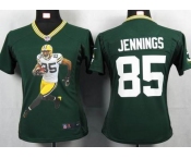 nike women nfl jerseys green bay packers #85 greg jennings green[portrait fashion]