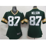 nike women nfl jerseys green bay packers #87 nelson green[nike]