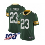 Youth Green Bay Packers #23 Jaire Alexander Green Team Color Vapor Untouchable Limited Player 100th Season Football Jersey