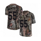 Youth Green Bay Packers #55 Za'Darius Smith Limited Camo Rush Realtree Football Jersey