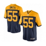 Youth Green Bay Packers #55 Za'Darius Smith Limited Navy Blue Alternate Football Jersey