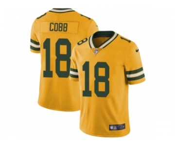 Youth Nike Green Bay Packers #18 Randall Cobb Limited Gold Rush NFL Jersey