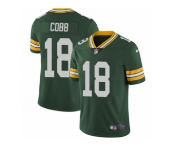 Youth Nike Green Bay Packers #18 Randall Cobb Vapor Untouchable Limited Green Team Color NFL Jersey