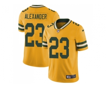 Youth Nike Green Bay Packers #23 Jaire Alexander Yellow Stitched NFL Limited Rush Jersey