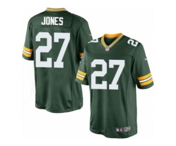 Youth Nike Green Bay Packers #27 Josh Jones Limited Green Team Color NFL Jersey