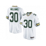 Youth Nike Green Bay Packers #30 Jamaal Williams Limited White NFL Jersey