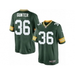 Youth Nike Green Bay Packers #36 LaDarius Gunter Limited Green Team Color NFL Jersey