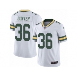 Youth Nike Green Bay Packers #36 LaDarius Gunter Limited White Rush NFL Jersey