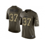 Youth Nike Green Bay Packers #37 Sam Shields Green Salute to Service Jerseys