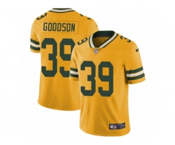 Youth Nike Green Bay Packers #39 Demetri Goodson Limited Gold Rush NFL Jersey