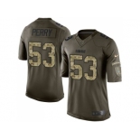 Youth Nike Green Bay Packers #53 Nick Perry Green Salute to Service Jerseys