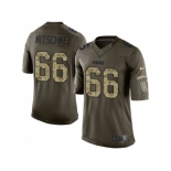 Youth Nike Green Bay Packers #66 Ray Nitschke Green Salute to Service Jerseys