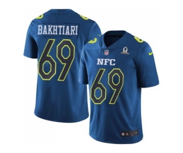 Youth Nike Green Bay Packers #69 David Bakhtiari Navy Stitched NFL Limited NFC 2017 Pro Bowl Jersey