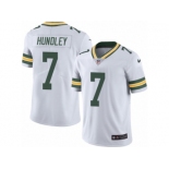 Youth Nike Green Bay Packers #7 Brett Hundley Limited White Rush NFL Jersey