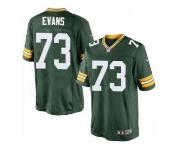 Youth Nike Green Bay Packers #73 Jahri Evans Limited Green Team Color NFL Jersey