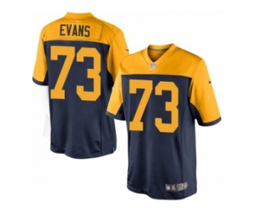 Youth Nike Green Bay Packers #73 Jahri Evans Limited Navy Blue Alternate NFL Jersey