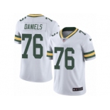 Youth Nike Green Bay Packers #76 Mike Daniels Limited White Rush NFL Jersey