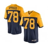 Youth Nike Green Bay Packers #78 Jason Spriggs Limited Navy Blue Alternate NFL Jersey