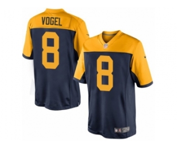 Youth Nike Green Bay Packers #8 Justin Vogel Limited Navy Blue Alternate NFL Jersey