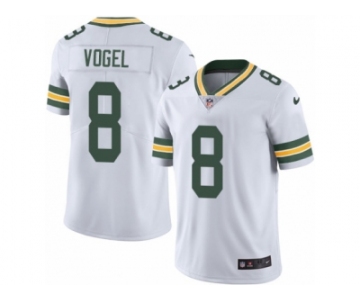 Youth Nike Green Bay Packers #8 Justin Vogel White Vapor Untouchable Limited Player NFL Jersey