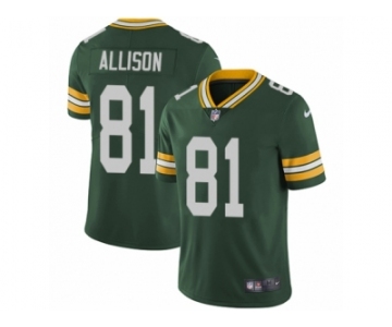 Youth Nike Green Bay Packers #81 Geronimo Allison Green Team Color Vapor Untouchable Limited Player NFL Jersey