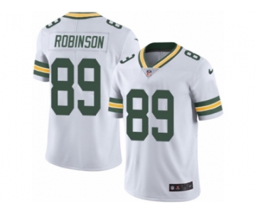 Youth Nike Green Bay Packers #89 Dave Robinson Limited White Rush NFL Jersey