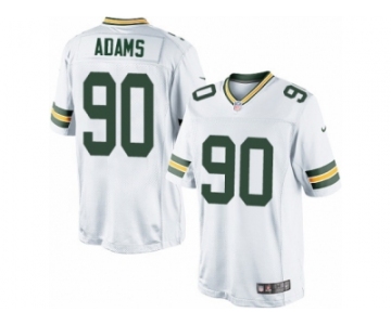 Youth Nike Green Bay Packers #90 Montravius Adams Limited White NFL Jersey