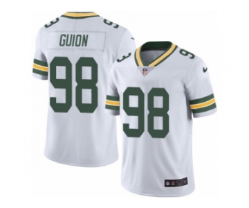 Youth Nike Green Bay Packers #98 Letroy Guion Limited White Rush NFL Jersey