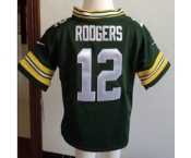 nike kids nfl jerseys green bay packers #12 aaron rodgers green[nike]