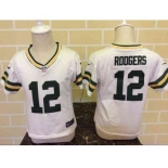 nike kids nfl jerseys green bay packers #12 rodgers white[nike]