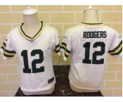 nike kids nfl jerseys green bay packers #12 rodgers white[nike]