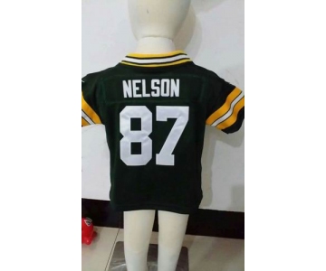 nike kids nfl jerseys green bay packers #87 nelson green[nike]