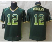 nike youth nfl jerseys green bay packers #12 aaron rodgers green[Elite drift fashion]