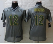 nike youth nfl jerseys green bay packers #12 aaron rodgers grey[nike vapor]