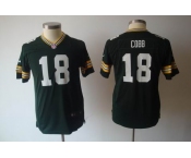 nike youth nfl jerseys green bay packers #18 cobb green[nike]