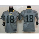 nike youth nfl jerseys green bay packers #18 cobb grey[nike lights out]