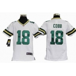 nike youth nfl jerseys green bay packers #18 cobb white[nike]