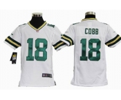 nike youth nfl jerseys green bay packers #18 cobb white[nike]