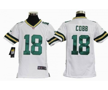 nike youth nfl jerseys green bay packers #18 cobb white[nike]