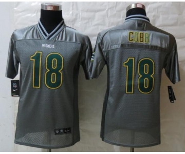 nike youth nfl jerseys green bay packers #18 randall cobb grey[nike vapor]