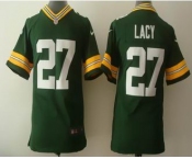 nike youth nfl jerseys green bay packers #27 lacy green[nike]