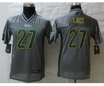 nike youth nfl jerseys green bay packers #27 lacy grey[nike vapor]