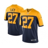 nike youth nfl jerseys green bay packers #27 lacy yellow-blue[nike]