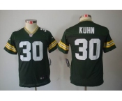 nike youth nfl jerseys green bay packers #30 john kuhn green[nike limited]